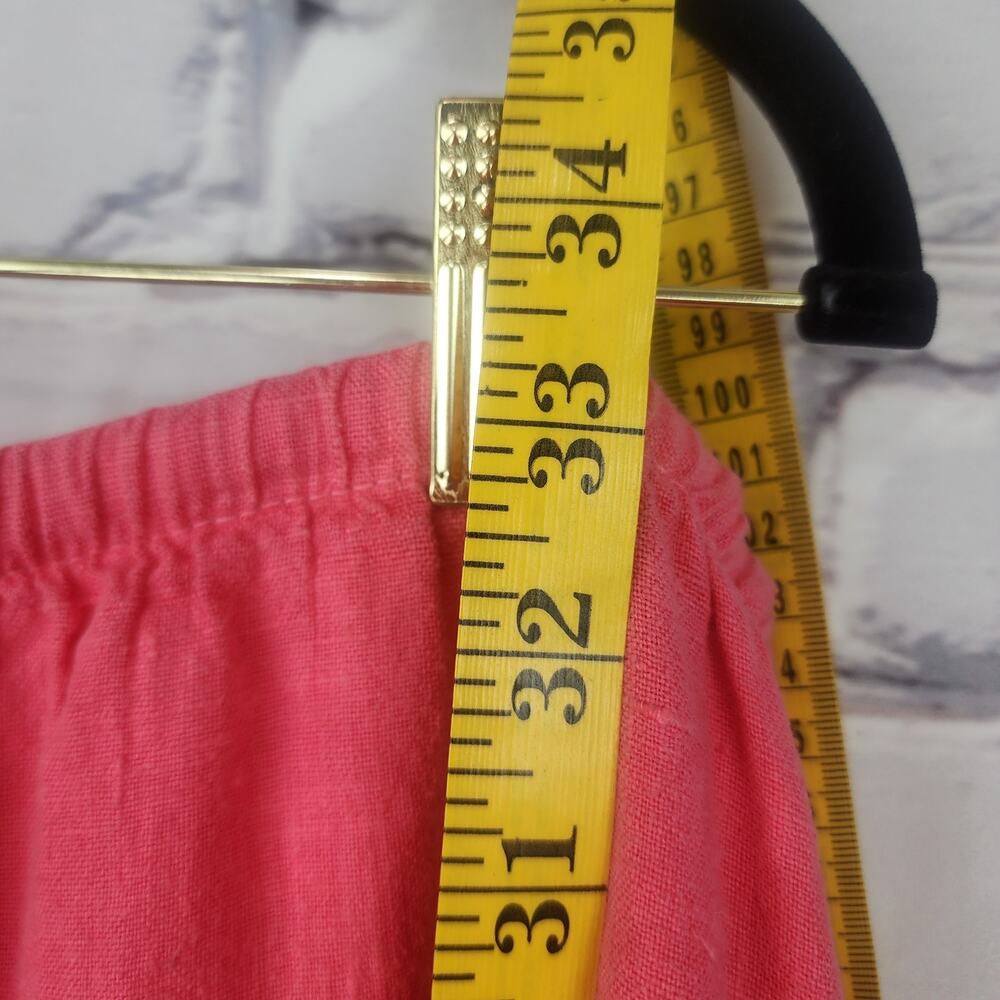 Hot Cotton by Marc Ware Skirt 100% Linen Womens LG comfy vacation office coastal - Picture 5 of 6